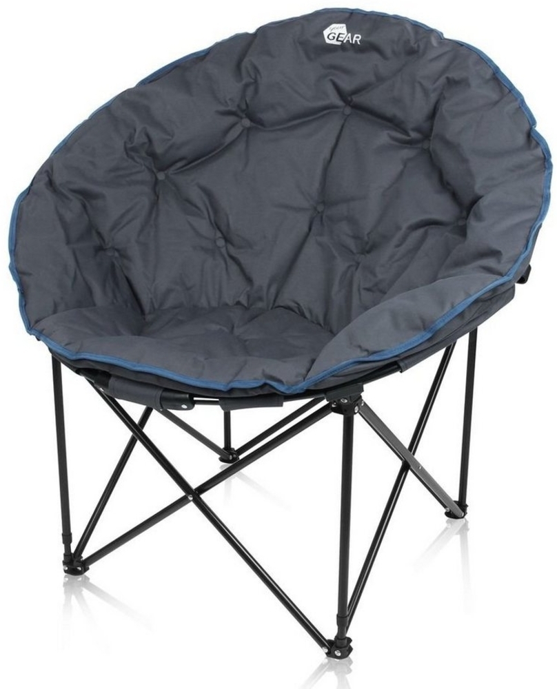 yourGEAR Faltstuhl yourGEAR Campingstuhl Ortona XXL Moon Chair - faltbarer Outdoor Sessel - Klappstuhl ø 100cm max 130kg Bild 1