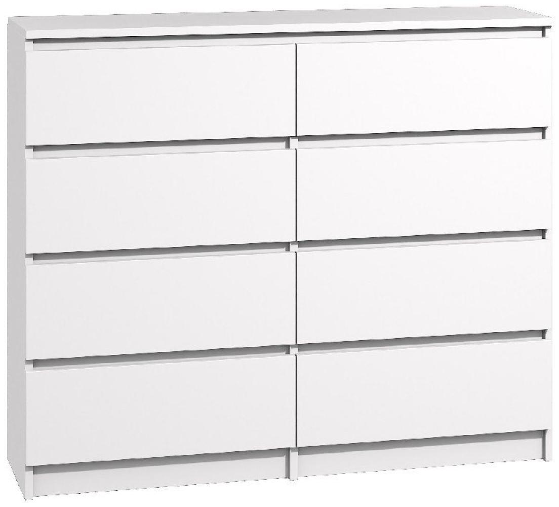 pressiode Hochkommode Kommode mit 8 Schubladen Schubladenschrank Komodenschrank Bild 1