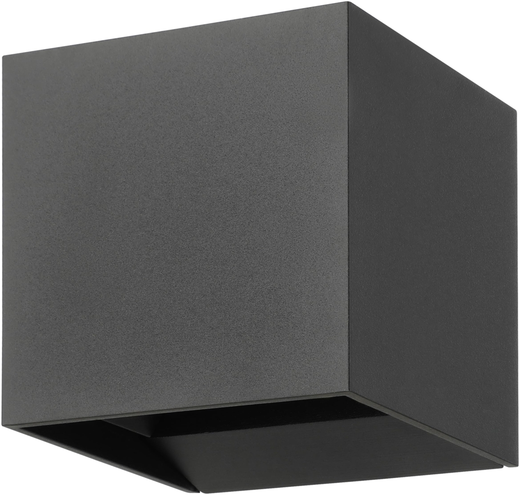 EGLO LED Außenleuchte Calpino 3, Wandleuchte außen mit Up und Down Beleuchtung, Wand Außenbeleuchtung aus Metall in Anthrazit, Außenlampe warmweiß, IP54 Bild 1