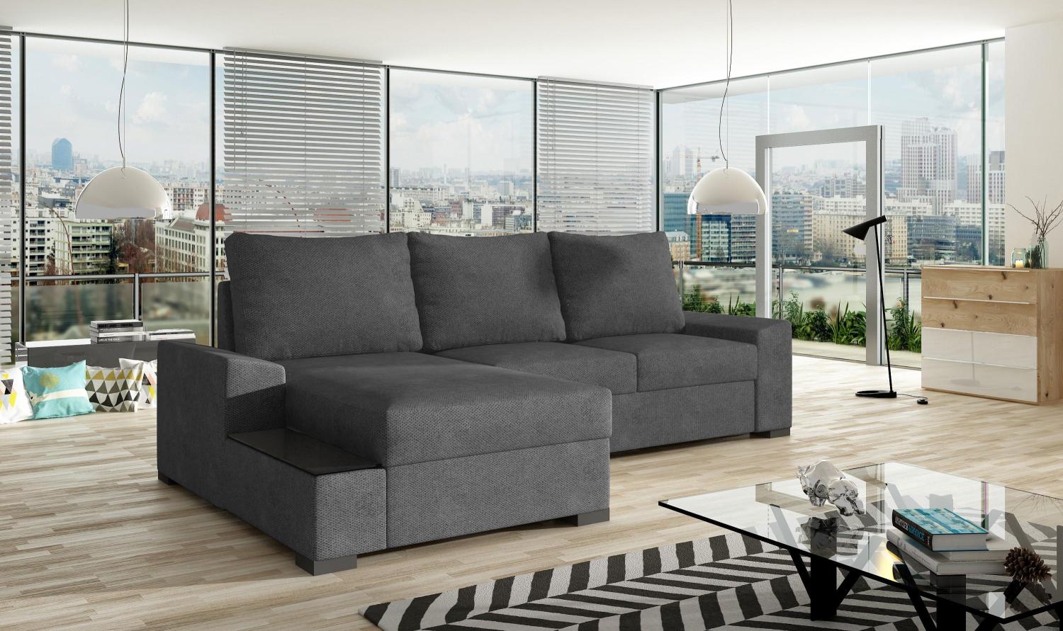 Wohnideebilder Negro Grau Ecksofas & Eckcouches Ng36 Bild 1