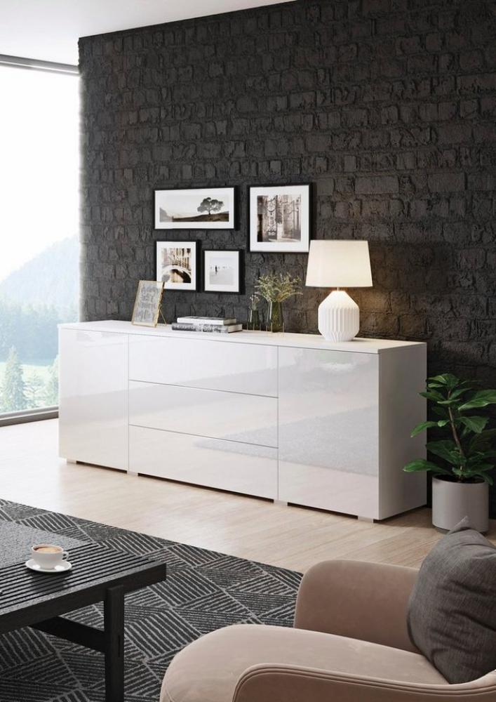 INOSIGN Sideboard PARIS (1 St), Moderne 150cm breite grifflose Kommode, vielseitig einsetzbar Bild 1