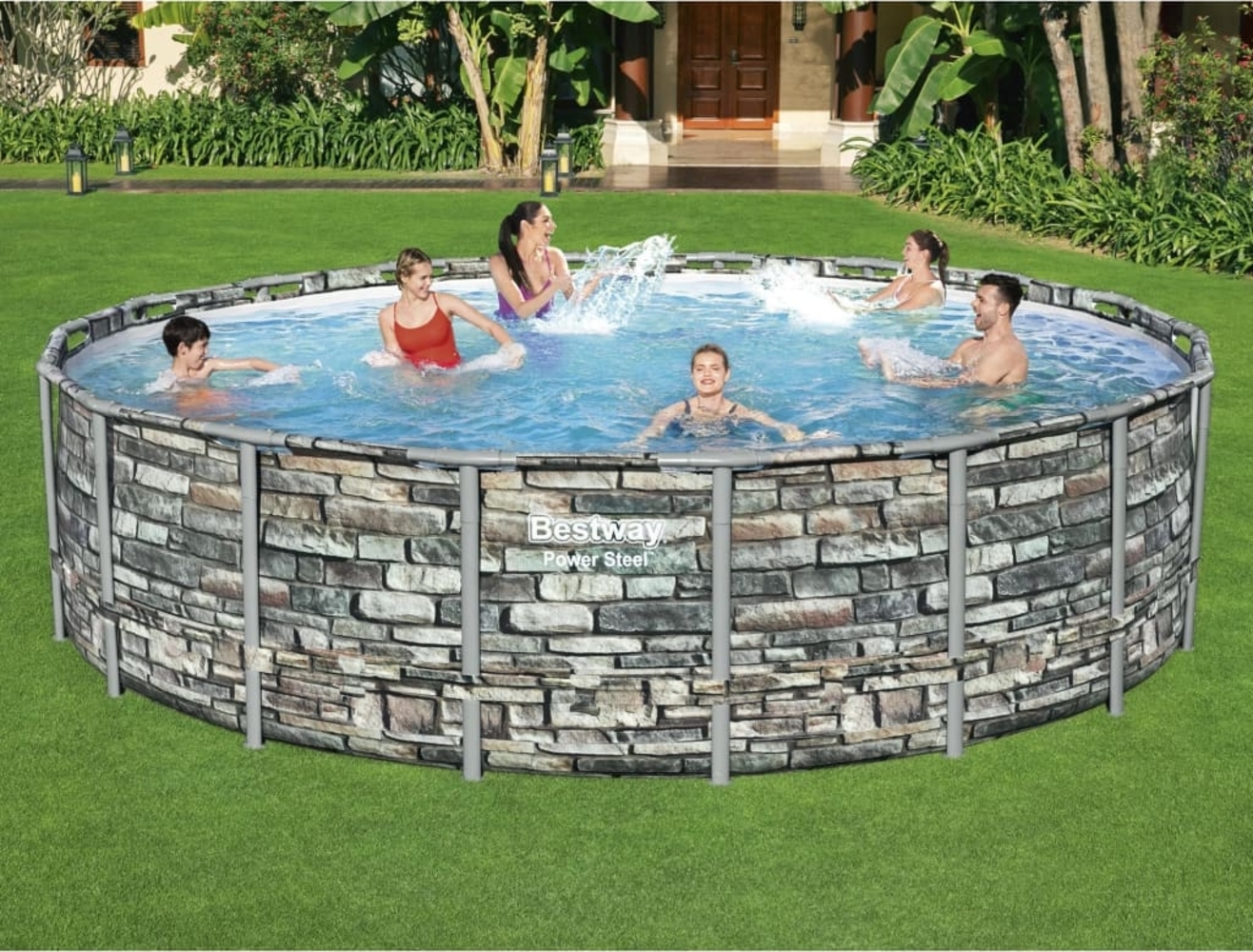 Bestway Power Steel Swimmingpool 549x132 cm 3202561 Bild 1