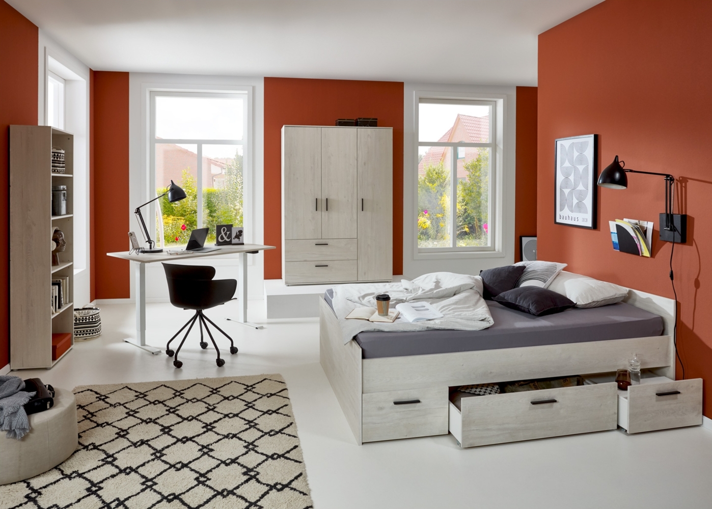 Arthur Berndt Jugendzimmer-Megaset »Mathea« 4-teilig, Nordic Wood, Arthur Berndt Bild 1