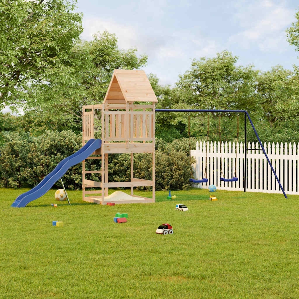 vidaXL Spielturm Massivholz Kiefer 3157018 Bild 1