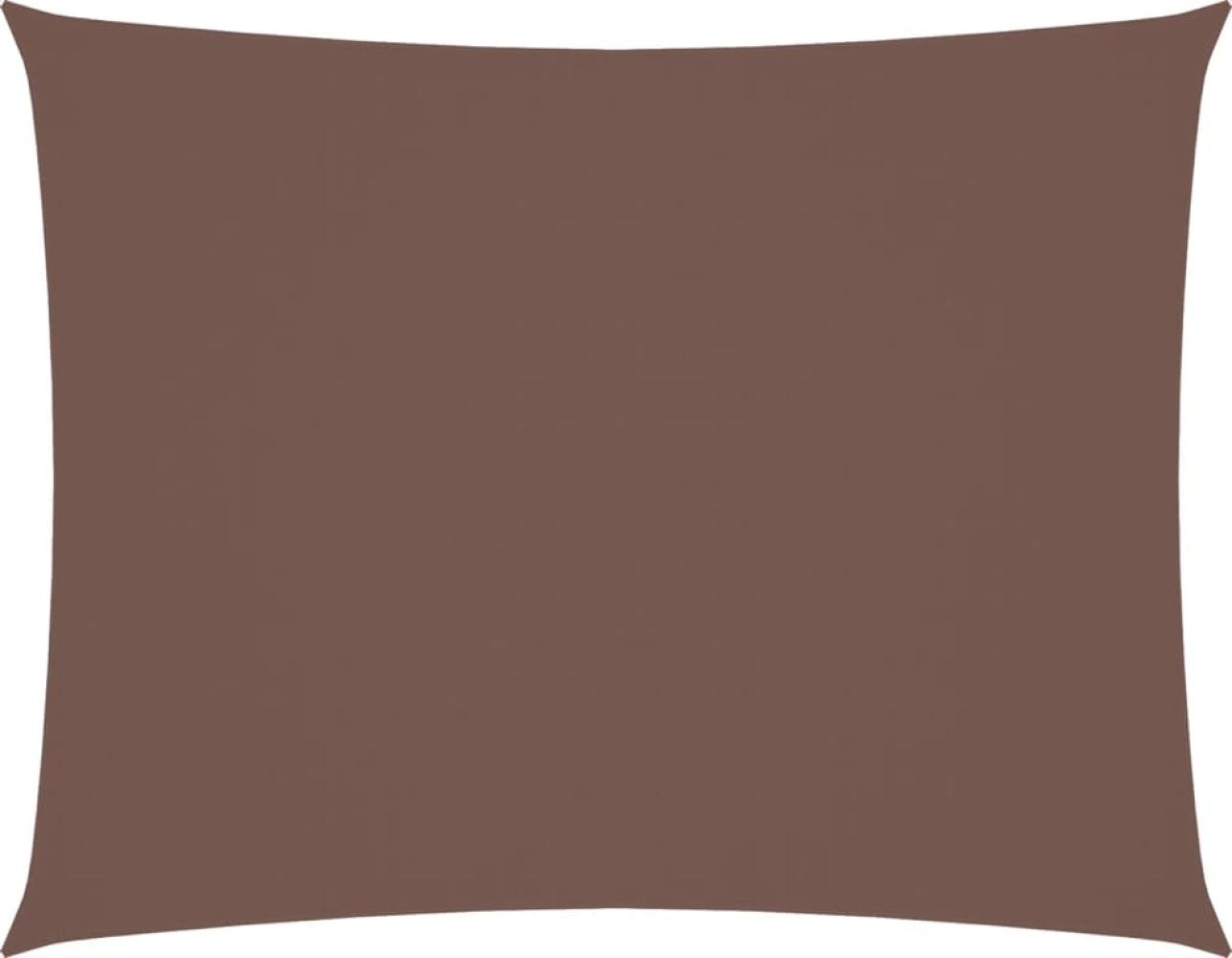 vidaXL Sonnensegel Oxford-Gewebe Rechteckig 2x3,5 m Braun 135806 Bild 1