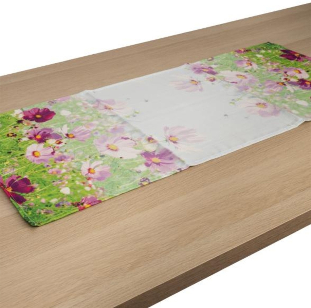 HTI-Living Malvenwiese Tischläufer 40 x 90 cm Bild 1
