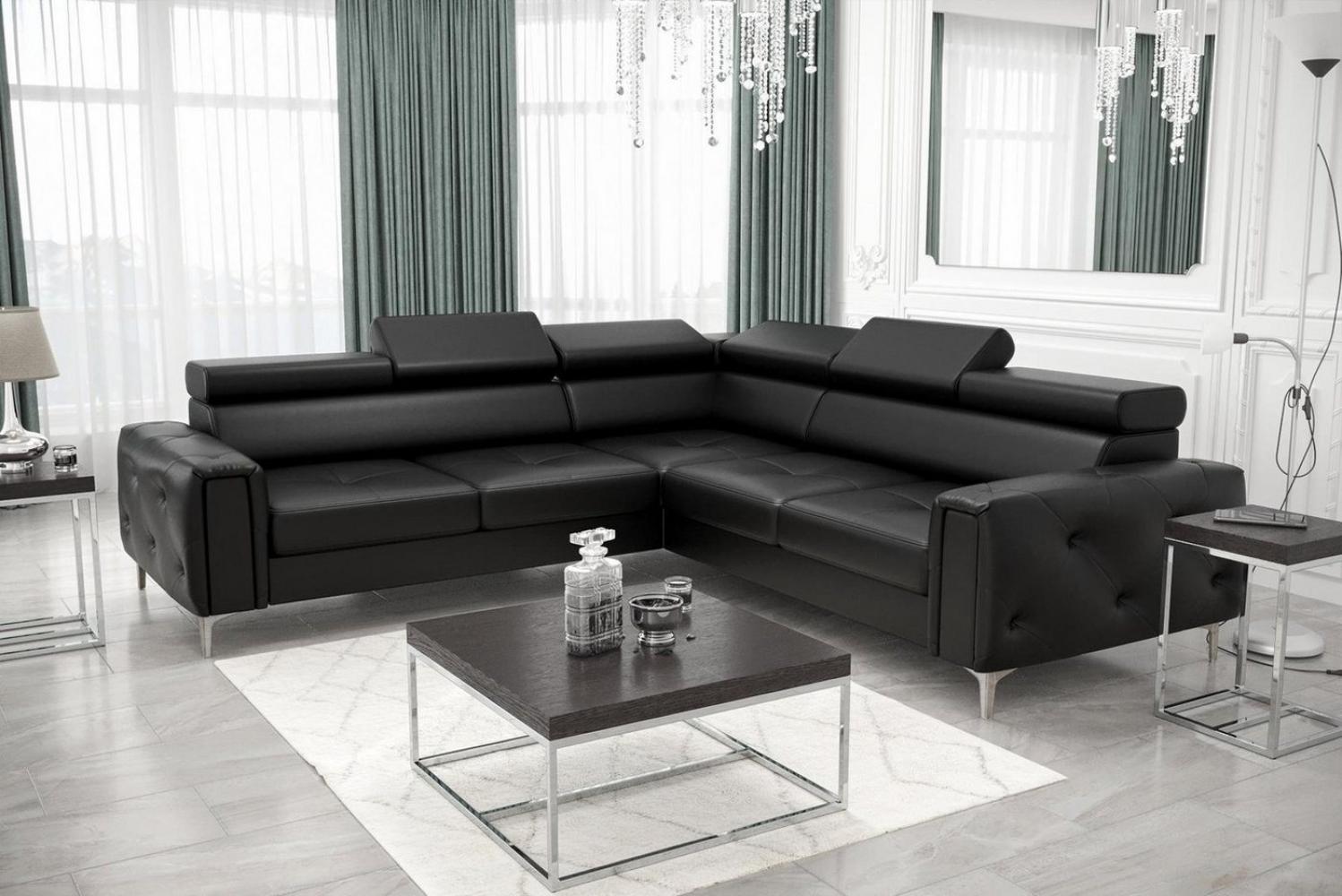 JVmoebel Ecksofa Graues Luxus Ecksofa Moderne Wohnlandschaft Polster Sofa Neu, Made in Europa Bild 1