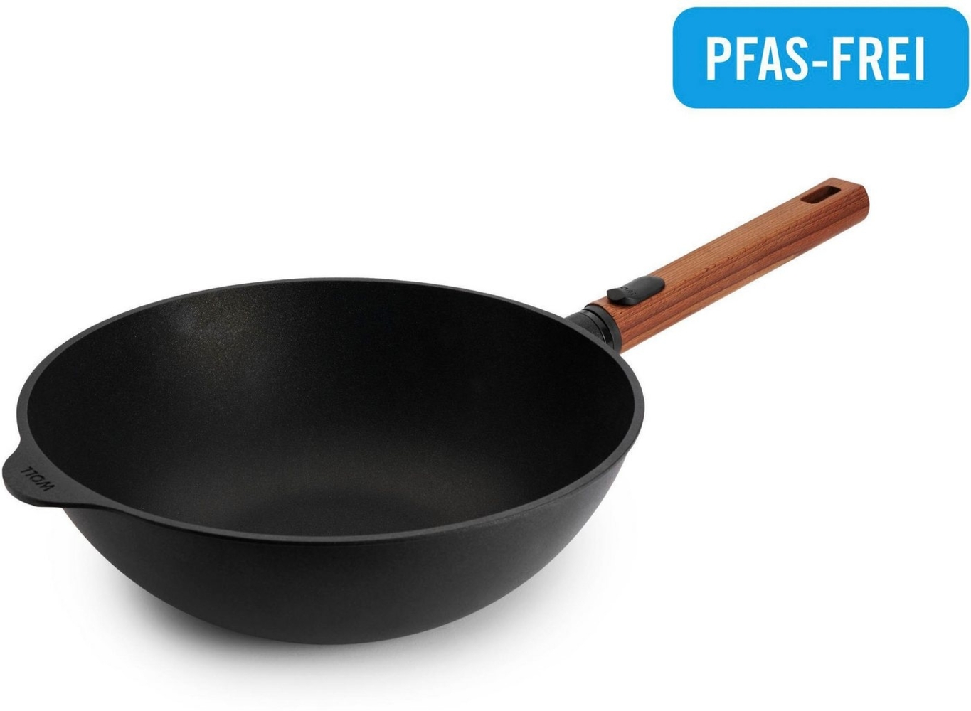 WOLL Wok Eco Logic QXR Guss-Wok- und Rührpfanne, Aluminiumguss (1-tlg), PFAS-freie Diamond-QXR - Beschichtung Bild 1