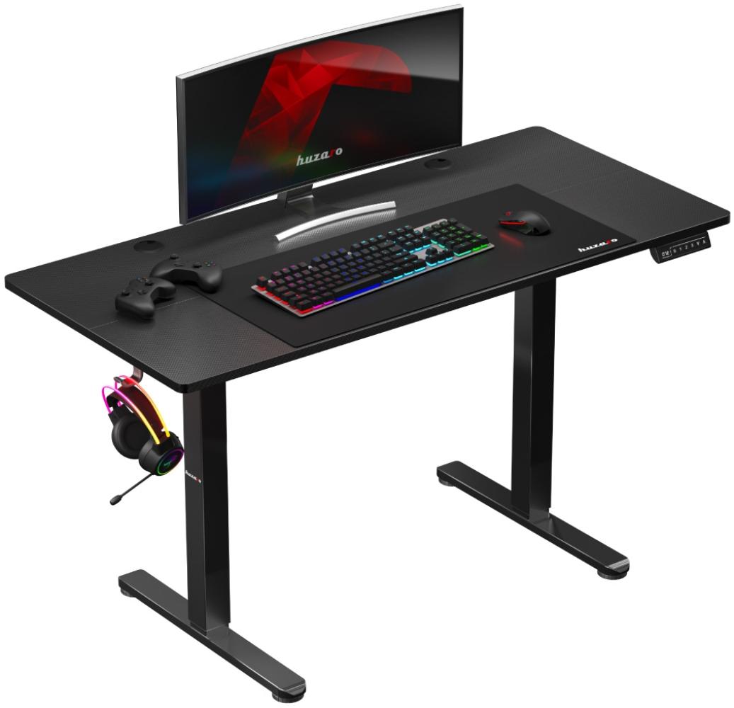 Huzaro Hero 8.2 gaming elektrischer Schreibtisch in schwarz Bild 1