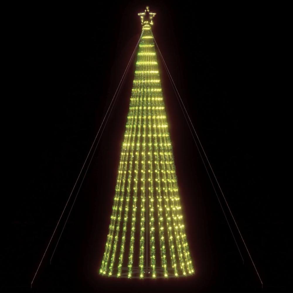 vidaXL Weihnachtsbaum Kegelform 1028 LEDs Warmweiß 403 cm 4016400 Bild 1