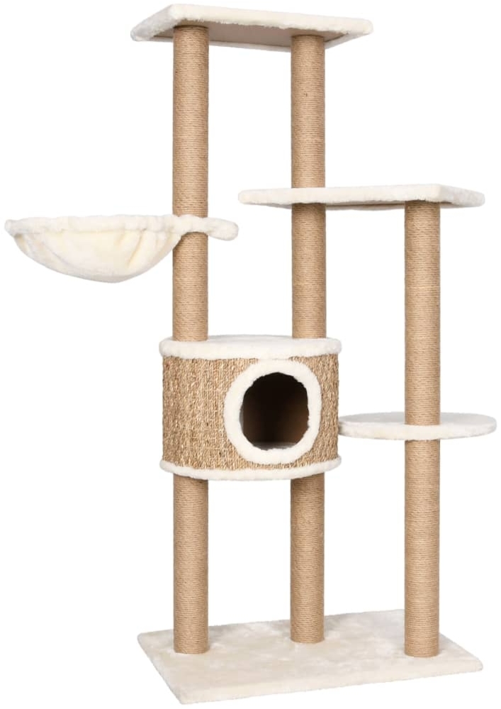 vidaXL Katzen-Kratzbaum 126 cm Seegras 170980 Bild 1