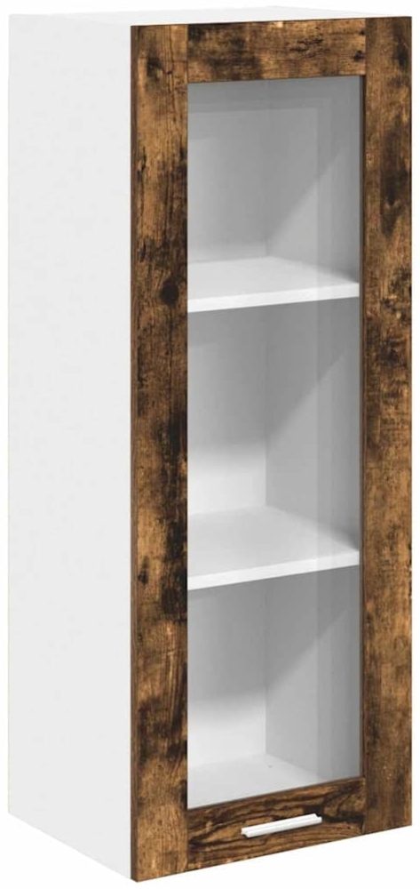 vidaXL Hängeschrank mit Tür Riga Geräucherte Eiche 40 x 31 x 100 cm 884382 Bild 1