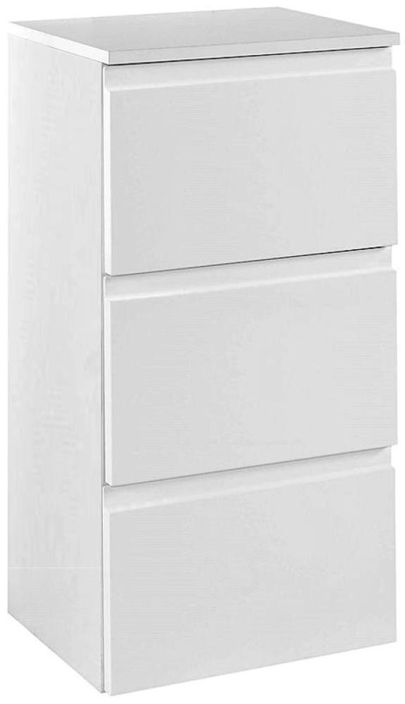 Badschrank, Unterschrank COMO-03, Hochglanz weiß, B x H x T ca. : 40 x 79 x 35cm Bild 1