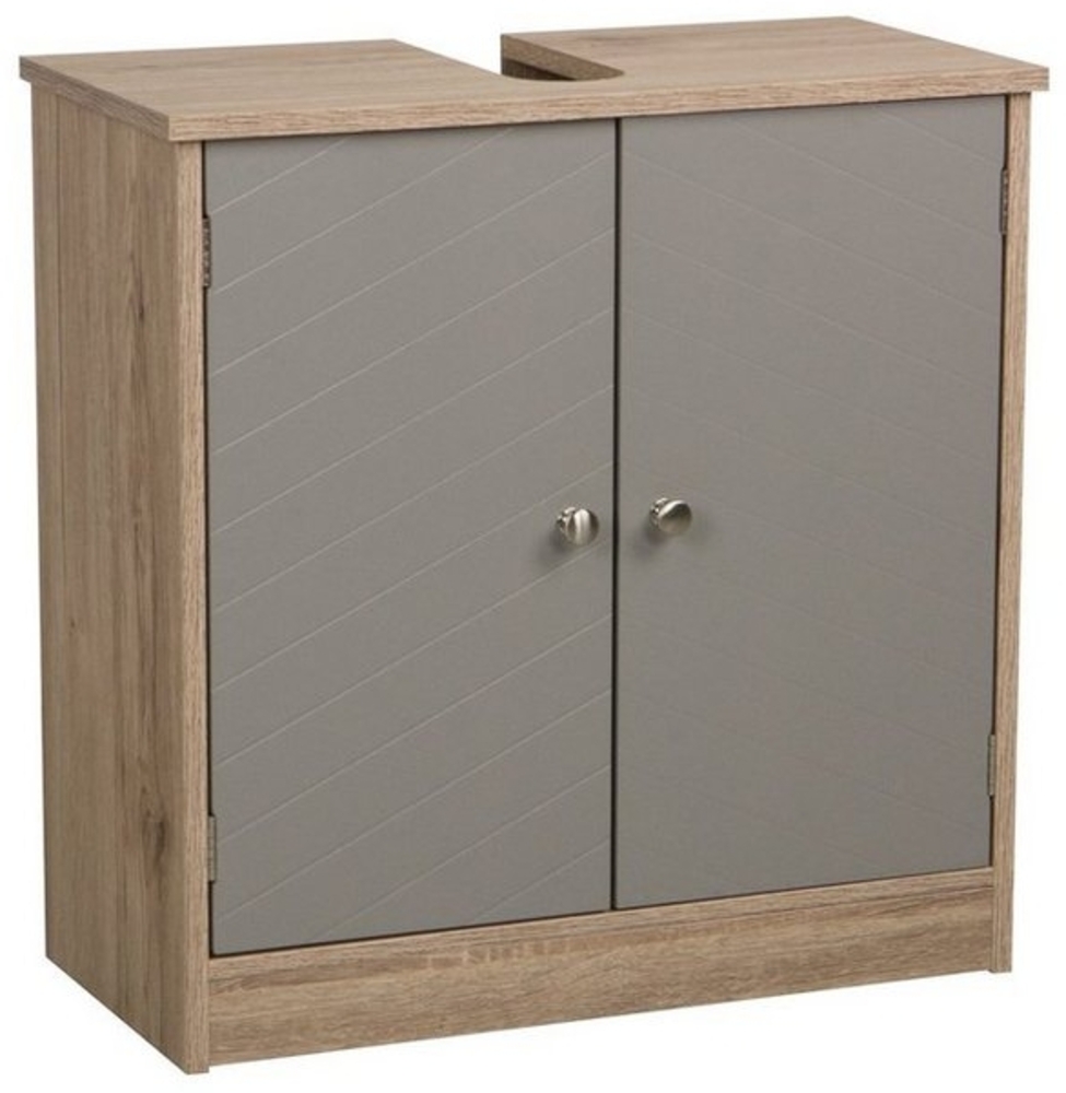 HTI-Line Waschbeckenunterschrank Waschbeckenunterschrank Elsa (Stück, 1-St, 1x Waschbeckenunterschrank, ohne Dekoration) Unterschrank Badschrank mit Siphonausschnitt Bild 1