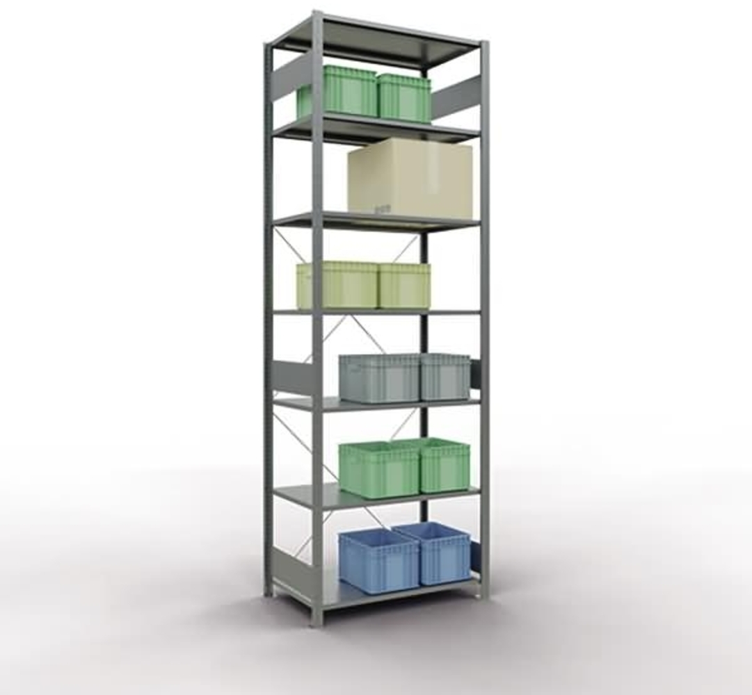Schulte Regal MULTIplus150 12762 Grund 3.000x1.000x600mm 7 Böden verzi Bild 1