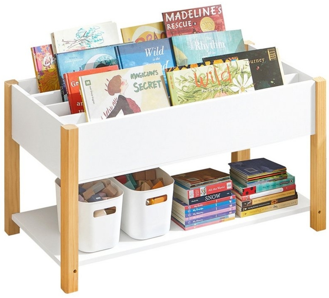 SoBuy Bücherregal KMB35, Kinderregal mit Ablagefächern Aufbewahrungsregal für Kinder Bild 1