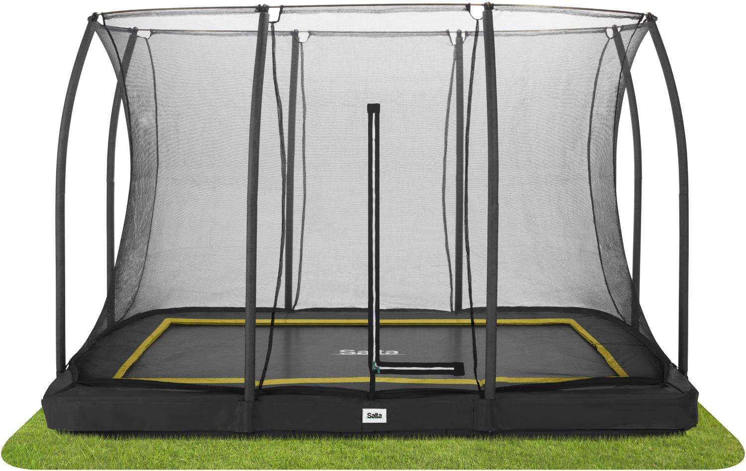 Salta 'Comfort Edition Ground' Rechteckiges Bodentrampolin mit Netz, schwarz, 305x214cm Bild 1