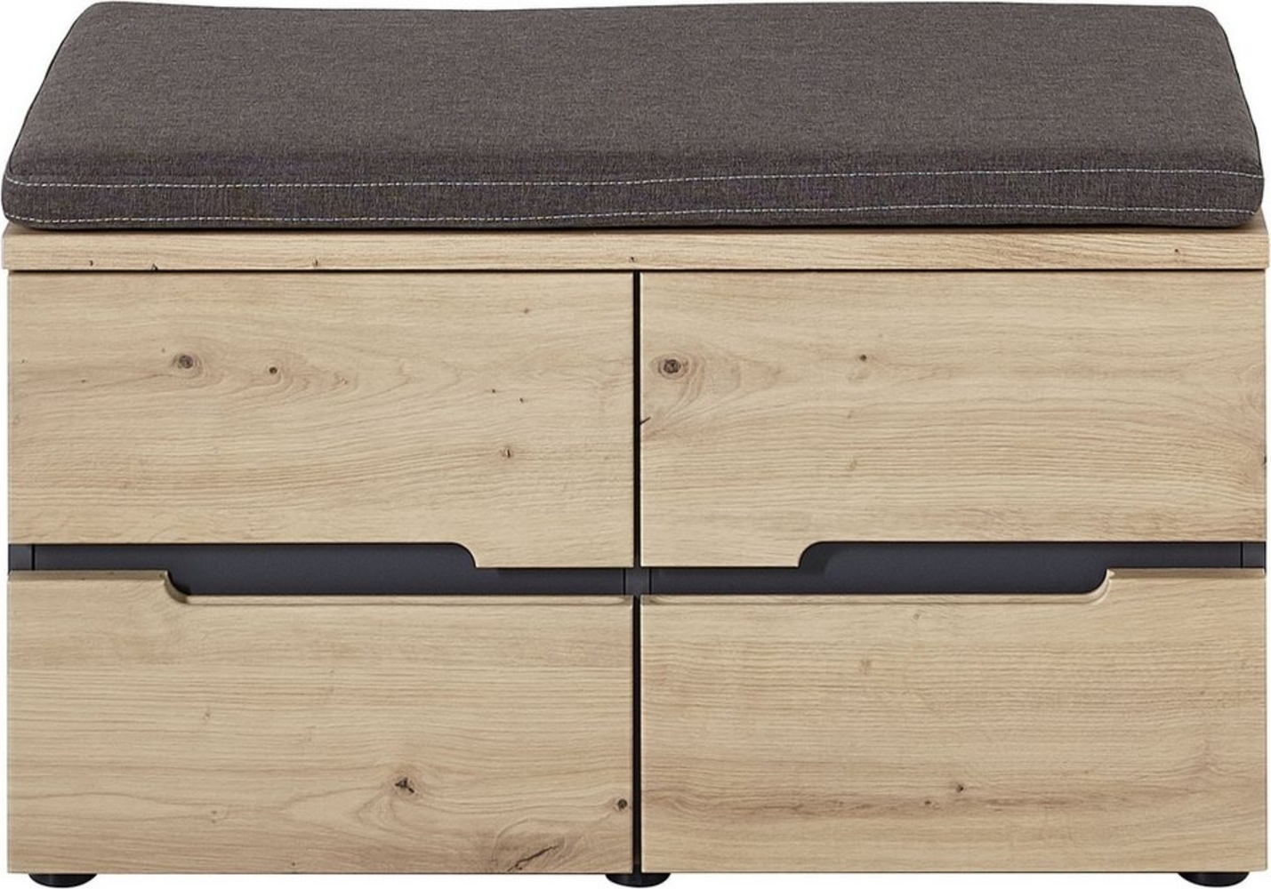 Bank Melanie / Memphis, Holzwerkstoff, Holzfarben, 80 x 48 x 38 cm Bild 1