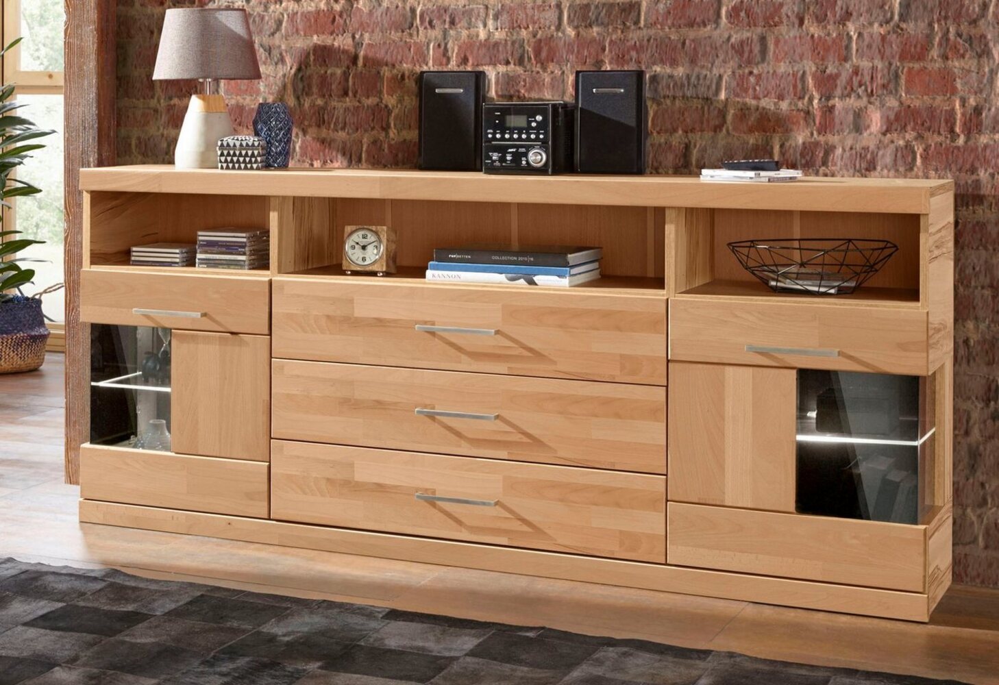 Home affaire Sideboard Ribe, Breite 180 cm Bild 1