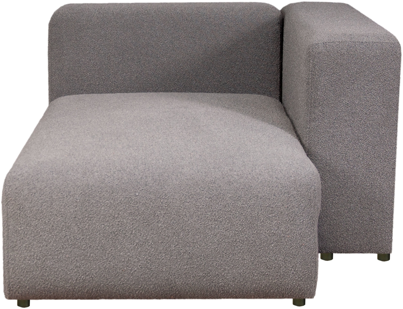 Sofa-Modul Suldal Longchair Webstoff Grau [en. casa] Bild 1