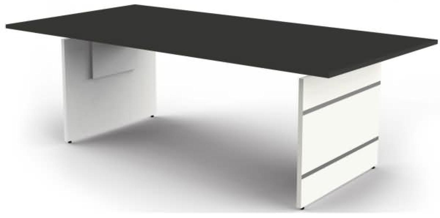 Kerkmann Schreibtisch StageOne Form 4 XL BxT 200x100cm anthrazit Bild 1