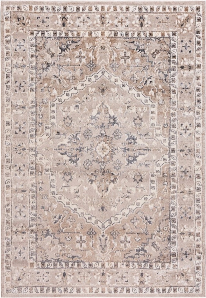 Mazovia Designteppich Orientalisch Ethnisch Teppich für Wohnzimmer, Schlafzimmer, Büro, 80x150 cm, Fußbodenheizung Bild 1