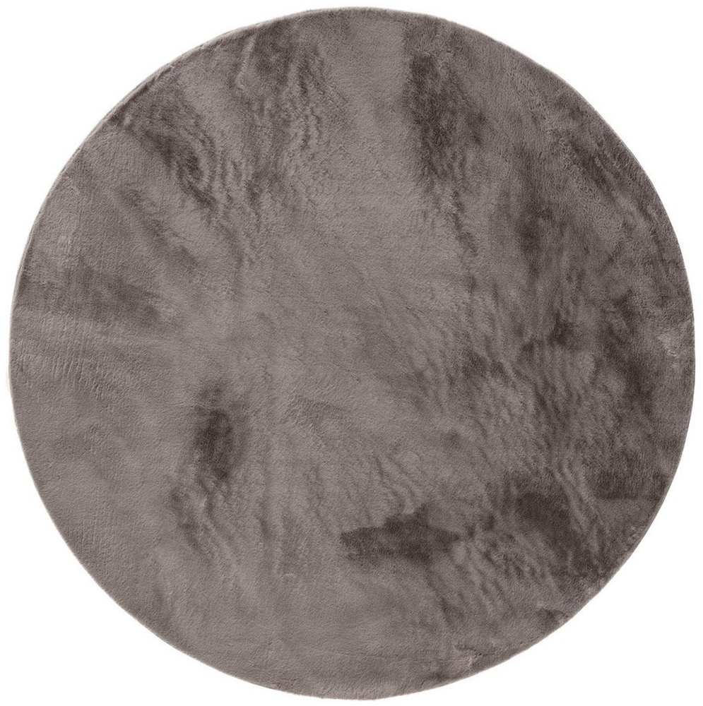 Interiyou Fellteppich Fargo, Rund, Höhe: 11 mm, Teppich Wohnzimmer, waschbar, pflegeleicht, Anti-Rutsch-Rückseite Bild 1
