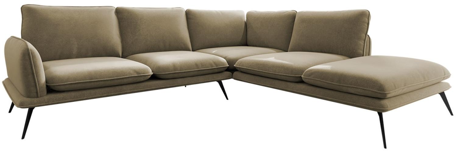 Ecksofa Sanrino (Farbe: Zetta 291, Seite: Rechts 2R-OT) Bild 1