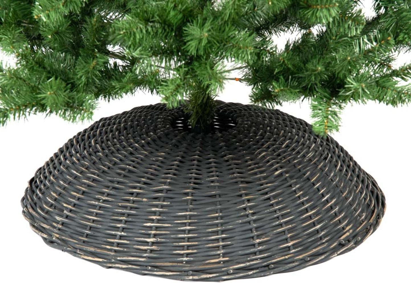 Westmann Rattan Weihnachtsbaum Rock Santa-3 | Grau | Ø 87 cm Bild 1