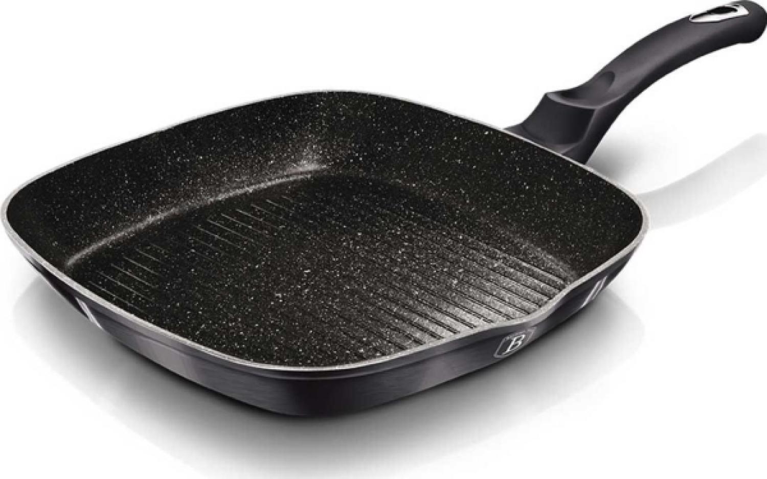 Berlinger Haus Grillpfanne, mit Granitbeschichtung, 28cm, Carbon Pro Bild 1