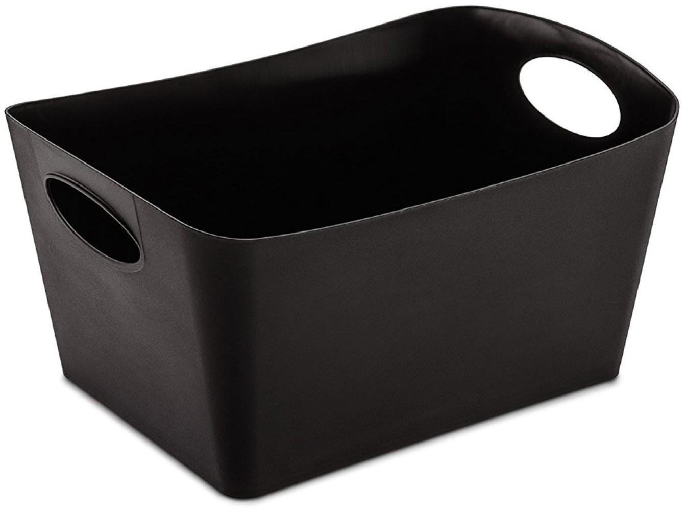 Koziol Boxxx M Aufbewahrungsbox, Aufbewahrungskiste, Aufbewahrungskorb, Kunststoff, Schwarz, 3. 5 L, 5744526 Bild 1