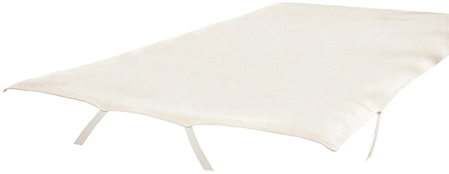Molton Matratzenauflage – wasserdicht PU-Beschichtung, 100% Baumwolle, Größe: 90x190 Bild 1