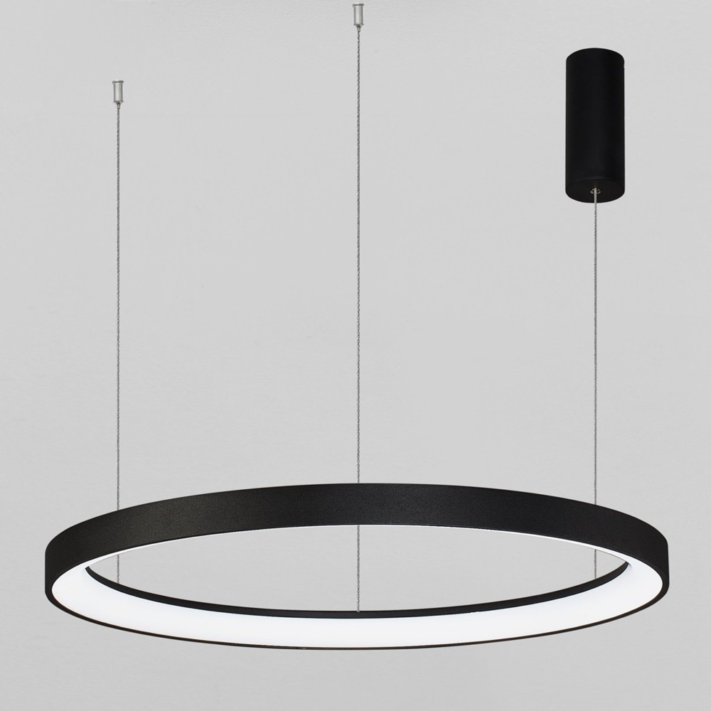 Nova Luce 9853686 PERTINO LED Pendelleuchte 78cm 3000K Schwarz dimmbar Bild 1