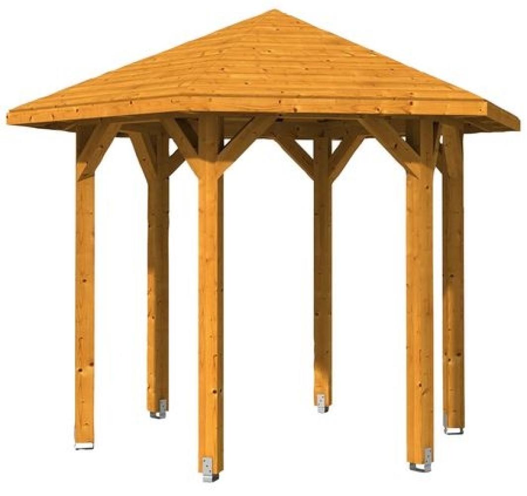 SKANHOLZ Pavillon, Zeltdach, sechseckig, BxT: 360x312 cm Gartenpavillon Bild 1