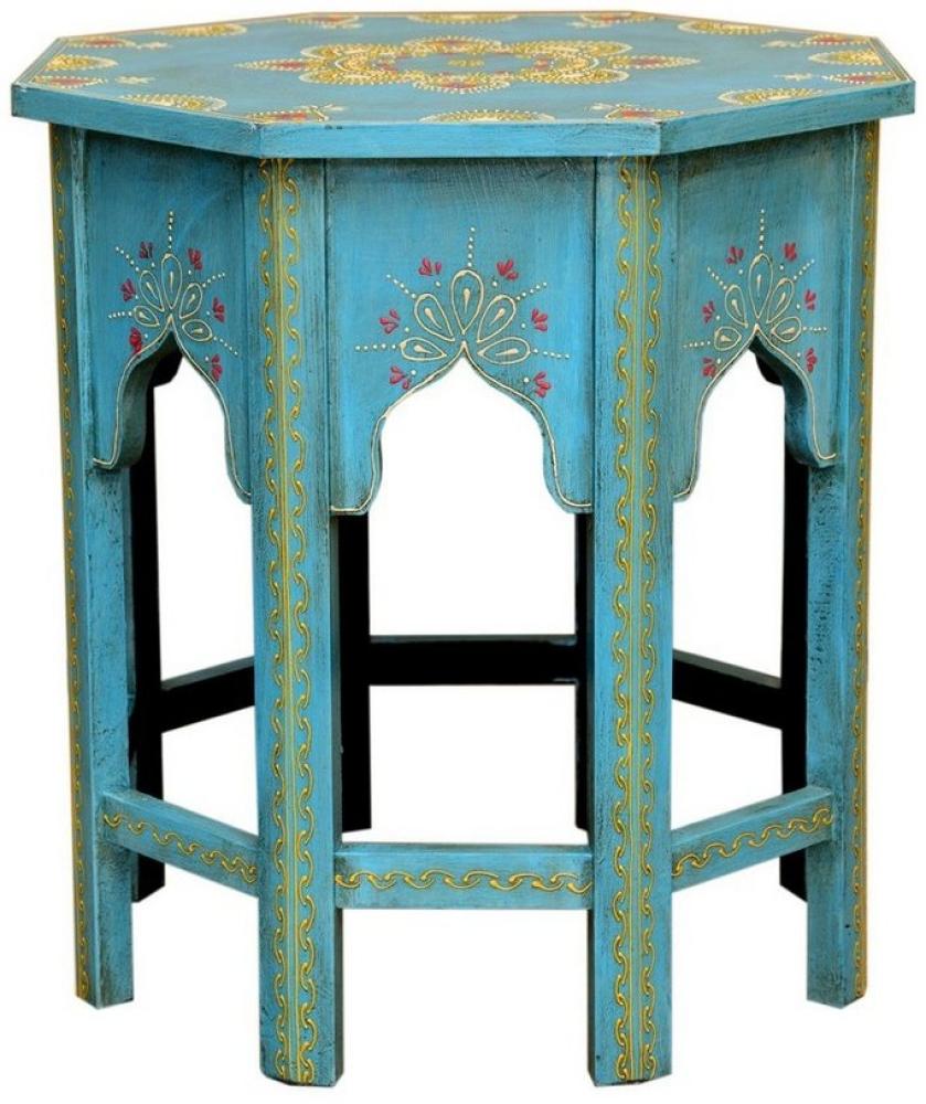 Orientalischer Beistelltisch Saada Blau M Bild 1