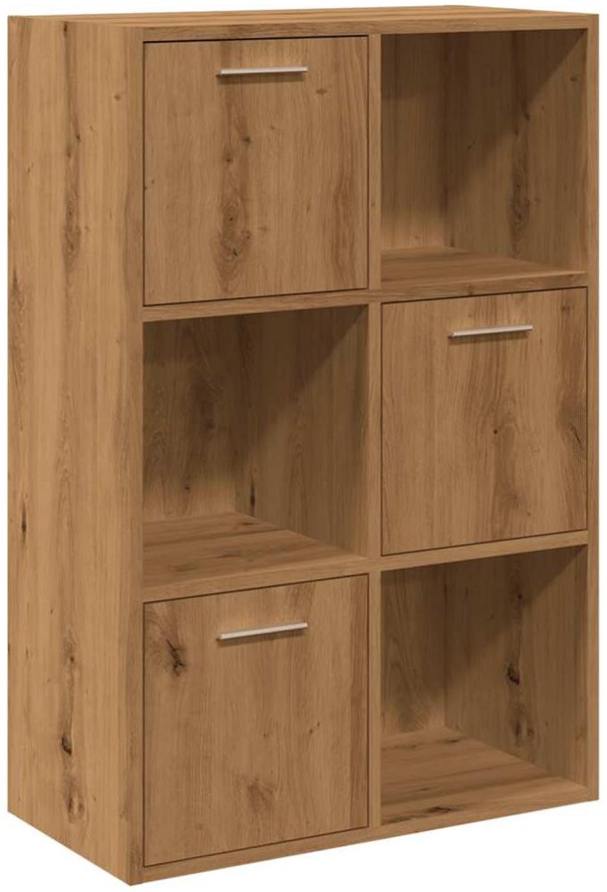 vidaXL Bücherschrank Artisan-Eiche 60,5x30x90 cm Holzwerkstoff 855971 Bild 1