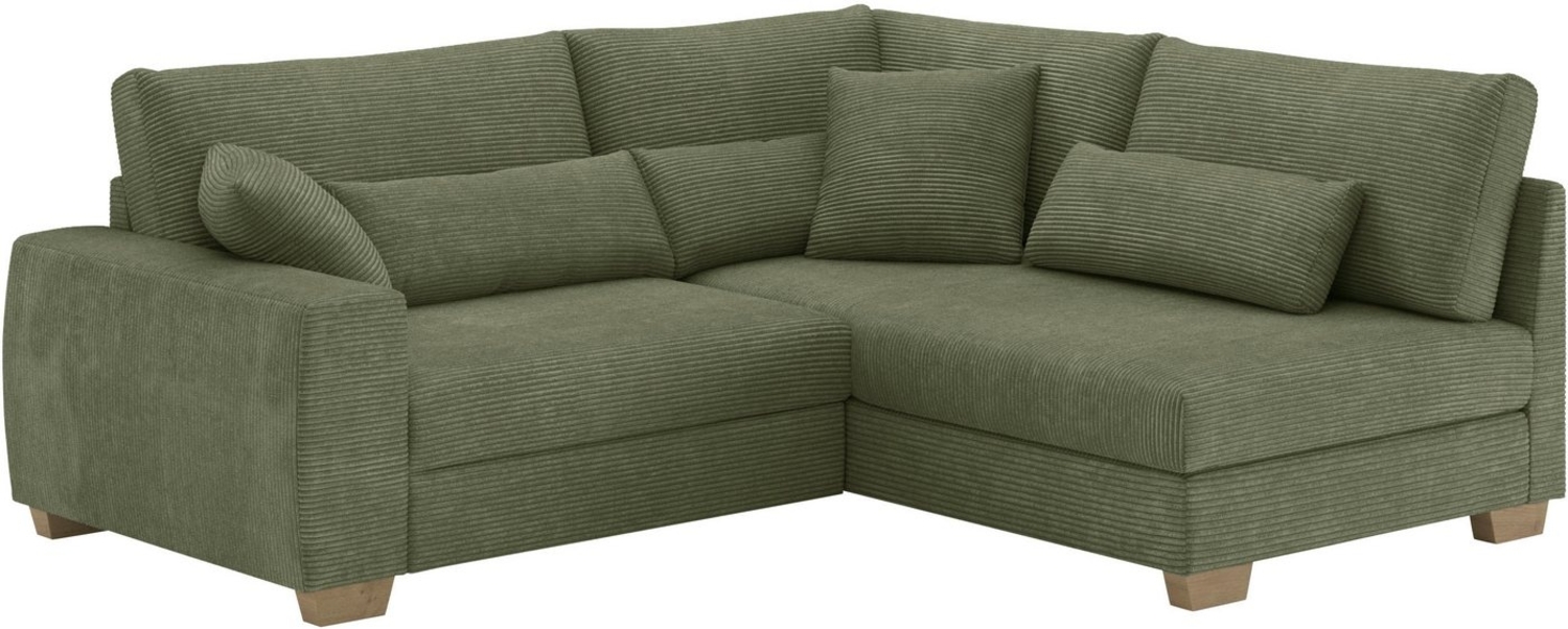 Mr. Couch Ecksofa DuraSpring, mit Taschenfederkern, bis 140 kg belastbar, wahlweise mit Bett Bild 1