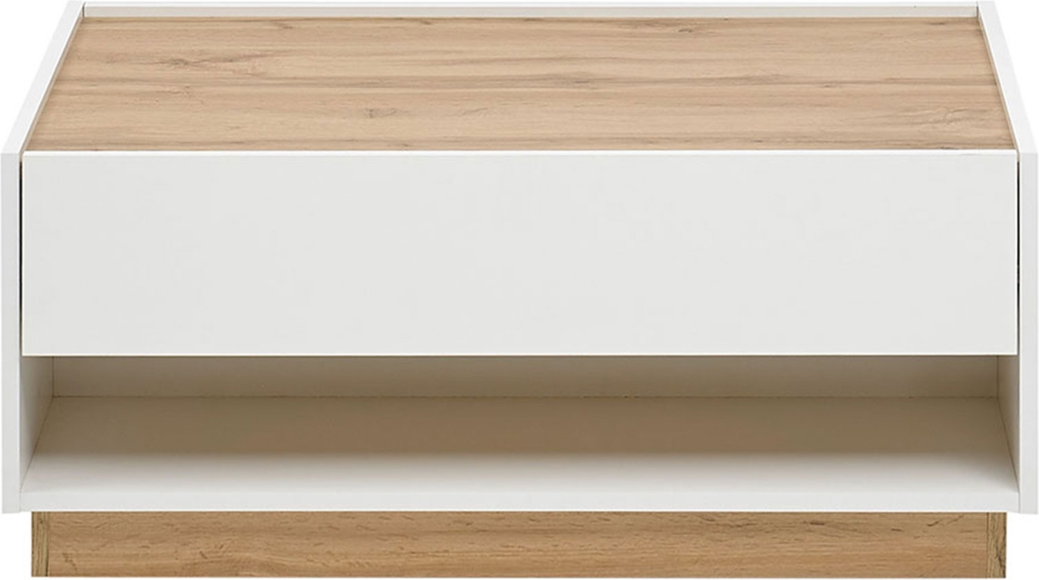 Couchtisch Cintia / City, Weiß, Holzfarben, 90 x 38 x 60 cm Bild 1