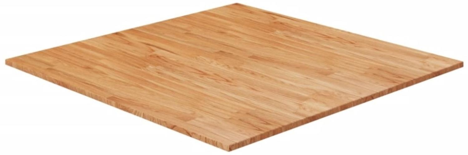 vidaXL Tischplatte Quadratisch Hellbraun 90x90x2,5cm Behandelte Eiche 343033 Bild 1