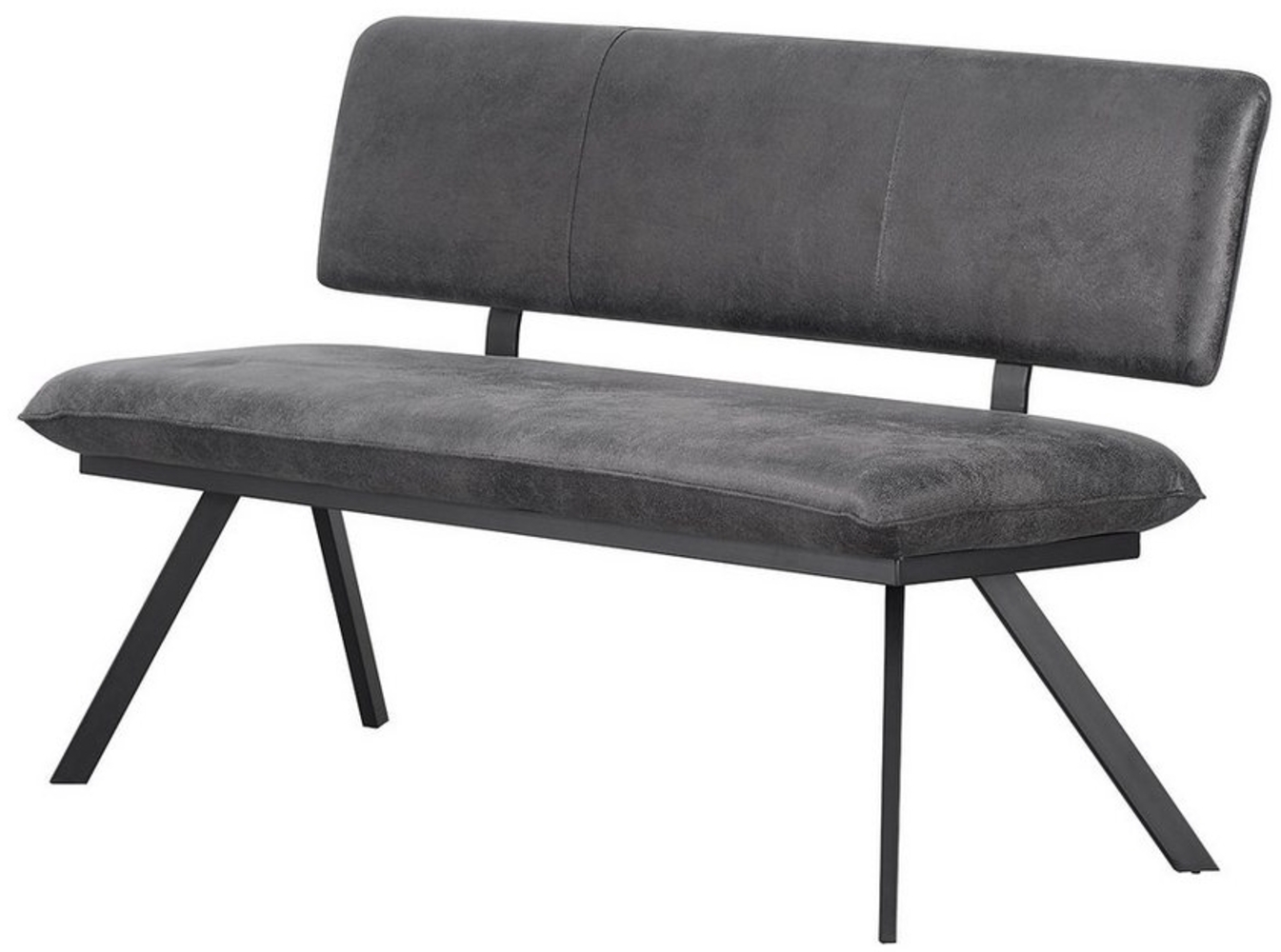 B&D home Essbank JUNA (1-St), gepolstert, stabiles Metallgestell, mit Rückenlehne, in 140 oder 160cm Bild 1