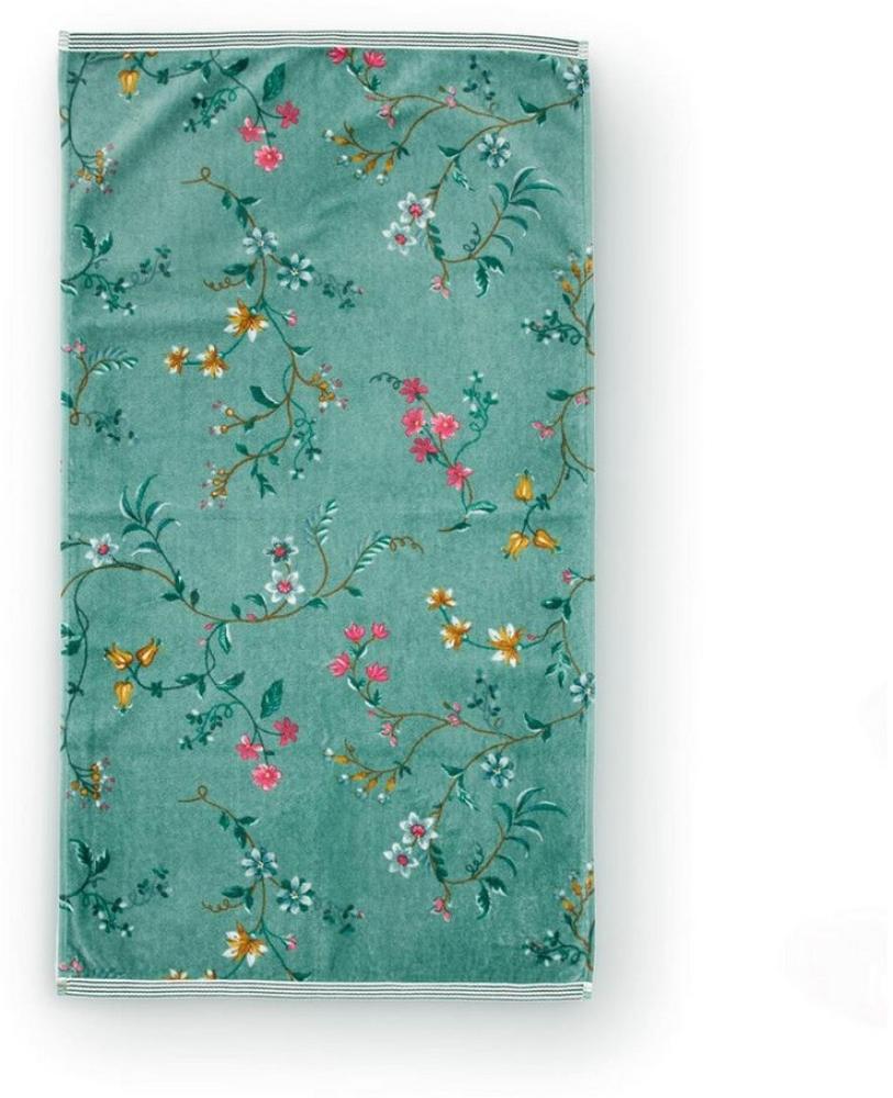 PiP Studio Badaccessoire-Set Les Fleurs Handtuch green 55x100cm (1 Stück) Bild 1