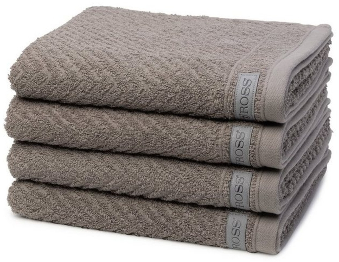 Ross Smart 4 tlg. Frottier-Set - 4 X Handtuch (50 X 100cm) - 520 g/m2 - Flanell Bild 1