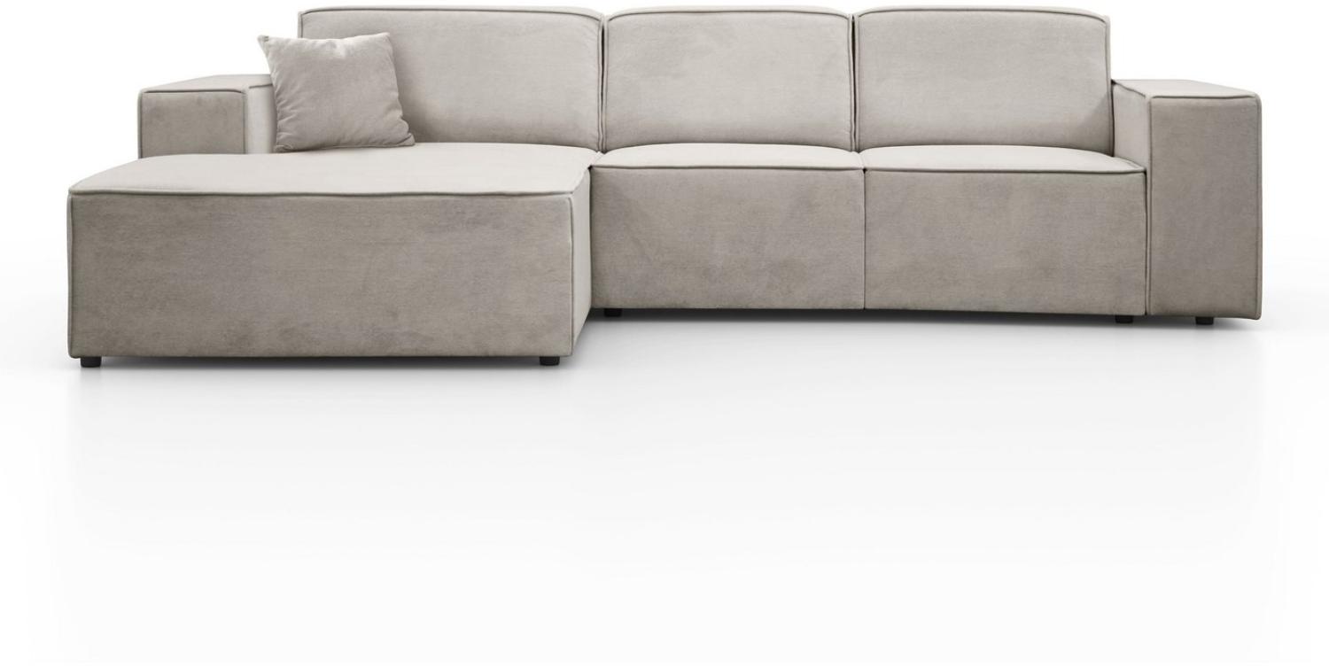 Beautysofa Ecksofa PEDRO, Breite: 267cm, viele Farbvarianten Bild 1