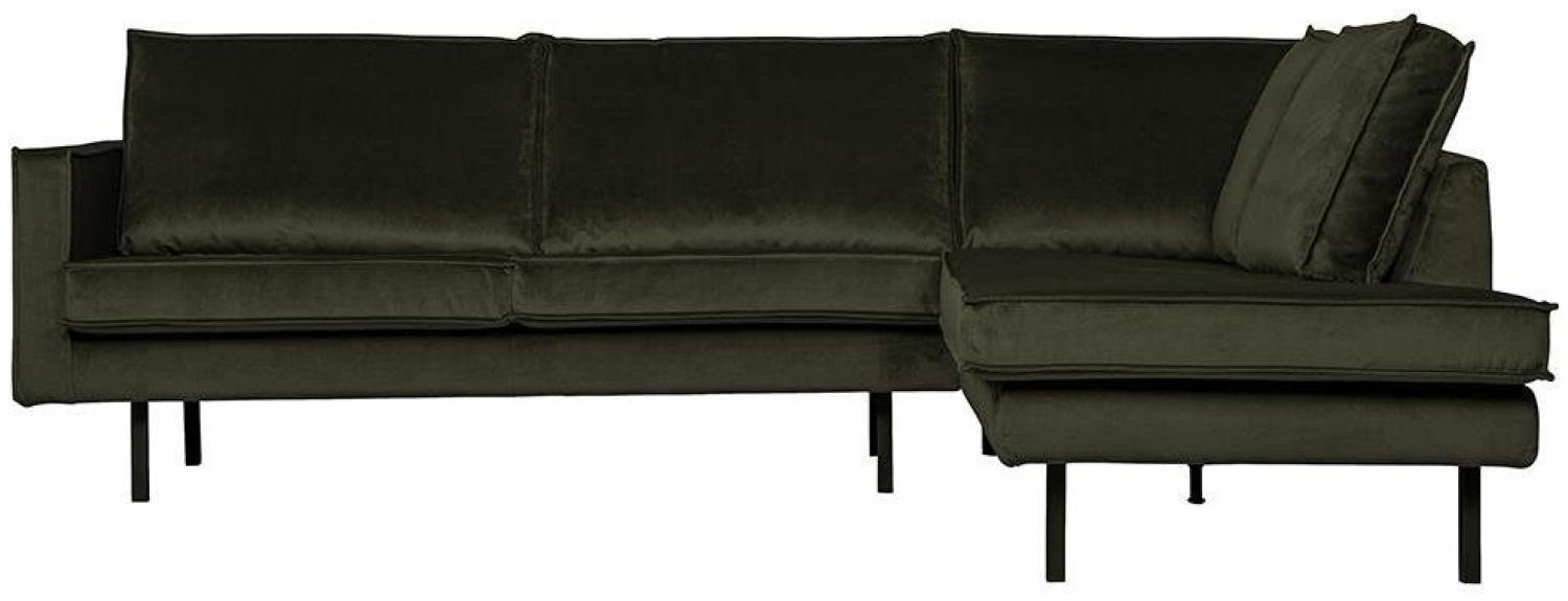 BePureHome Rodeo Eckcouch Rechts Dark Green Hunter Bild 1