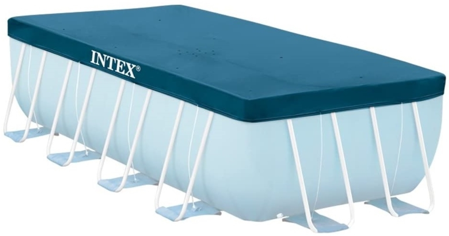 Intex Rectangular Pool Cover für 400x200 Pools Maße: 389x184 cm Bild 1