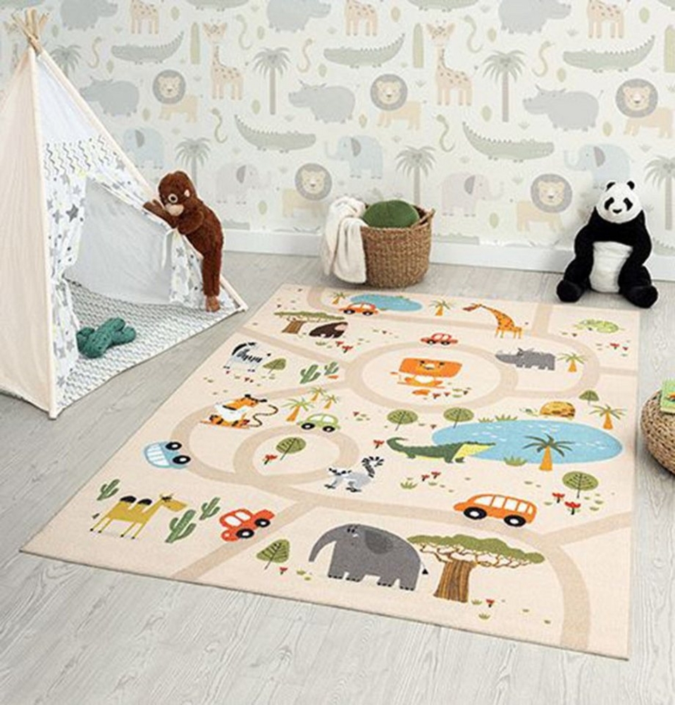 the carpet Teppich Happy Life, rechteckig, Höhe: 4 mm, Life Kinderzimmer Teppich Spielteppich pflegeleicht Bild 1