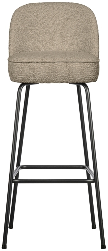 Barhocker Vogue aus Boucle-Stoff, Beige Bild 1