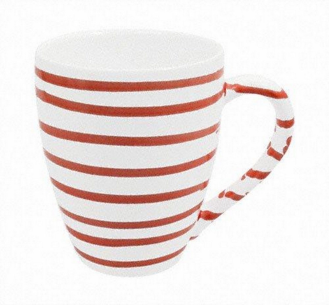 Gmundner Keramik Becher Rotgeflammt Ostergeschirr, Keramik, 0,3 L / h: 10,5 cm Bild 1