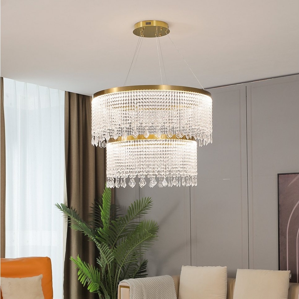 Eurotondisplay LED Pendelleuchte LED Pendelleuchte Hängelampe Fernbedienung dimmbar Farbton steubar, LED fest integriert, Kaltweiß- bis Warmweiß, Lichtfarbe und Helligkeit einstellbar Bild 1