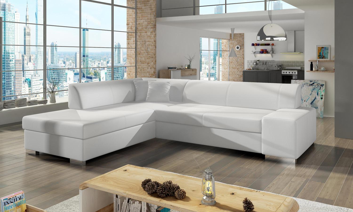 Wohnideebilder Porto Weiss Ecksofas & Eckcouches P08 Bild 1